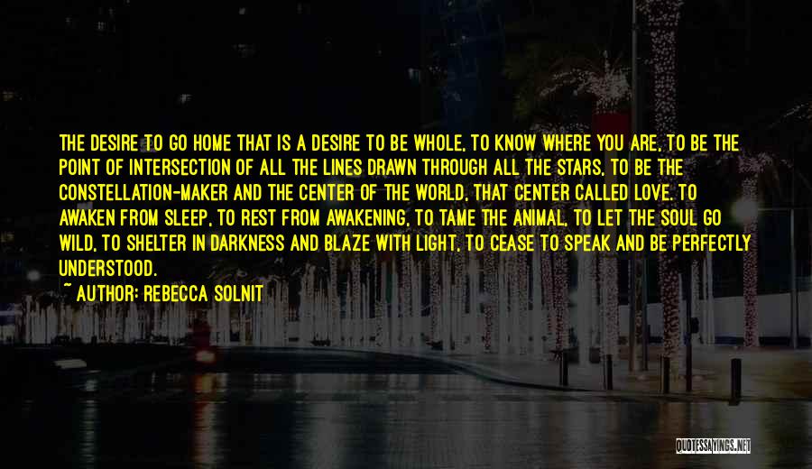 Sleep And Stars Quotes By Rebecca Solnit