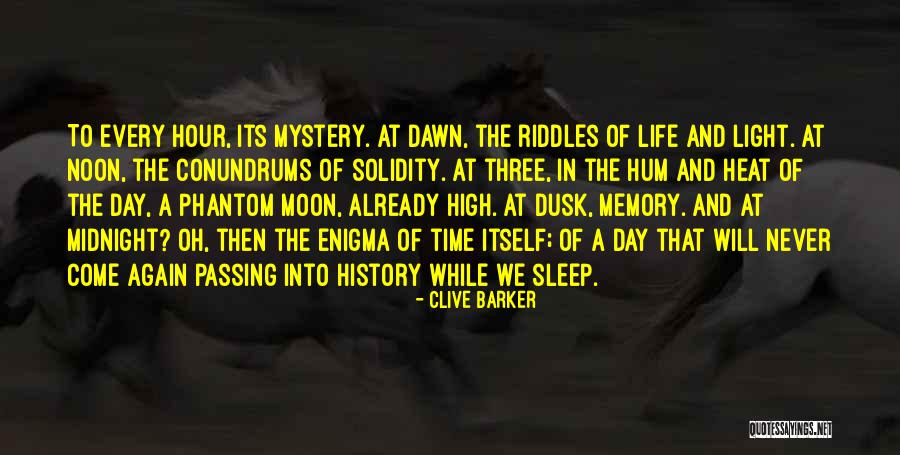 Sleep And The Moon Quotes By Clive Barker