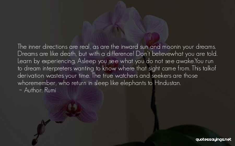 Sleep And The Moon Quotes By Rumi