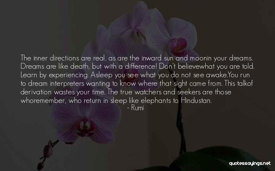 Sleep And The Moon Quotes By Rumi