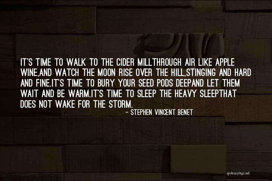 Sleep And The Moon Quotes By Stephen Vincent Benet