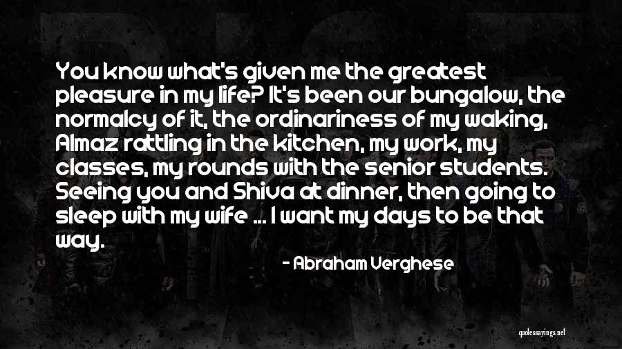Sleep And Work Quotes By Abraham Verghese Sleep And Work Quotes By Abraham Verghese