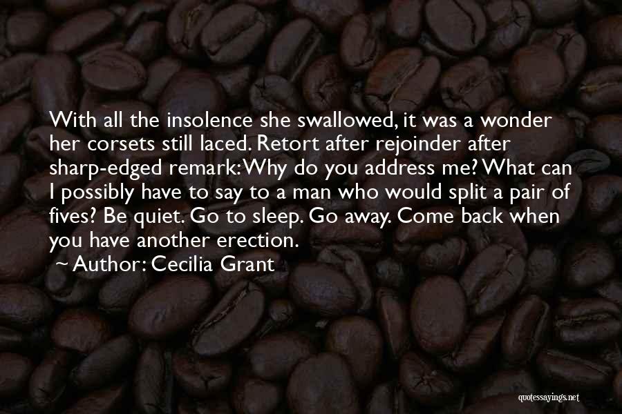 Sleep Away Quotes By Cecilia Grant