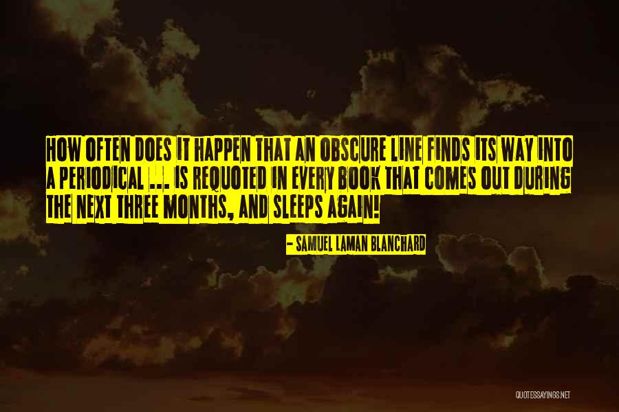 Sleep Book Quotes By Samuel Laman Blanchard Sleep Book Quotes By Samuel Laman Blanchard