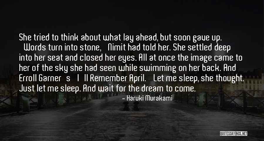 Sleep Dream Quotes By Haruki Murakami