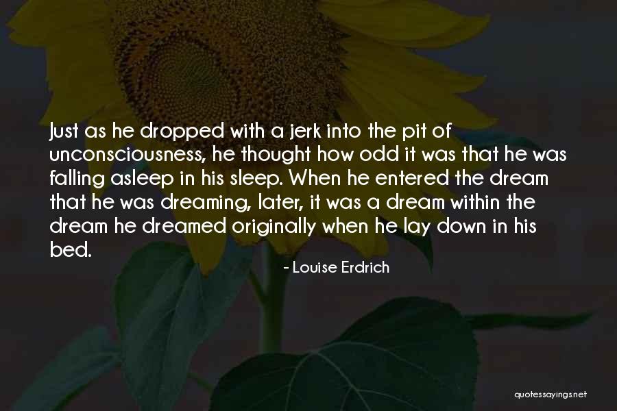 Sleep Dream Quotes By Louise Erdrich