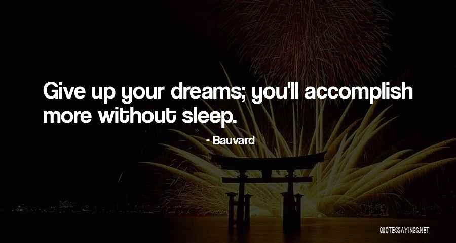 Sleep Funny Quotes By Bauvard