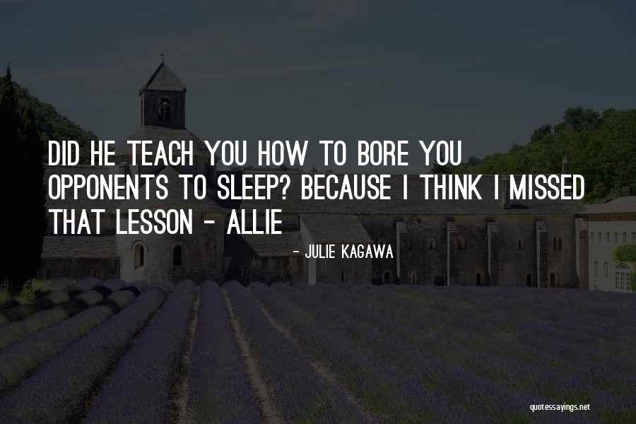 Sleep Funny Quotes By Julie Kagawa