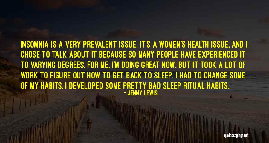 Sleep Insomnia Quotes By Jenny Lewis Sleep Insomnia Quotes By Jenny Lewis