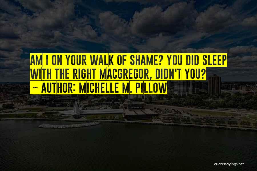 Sleep Pillow Quotes By Michelle M. Pillow