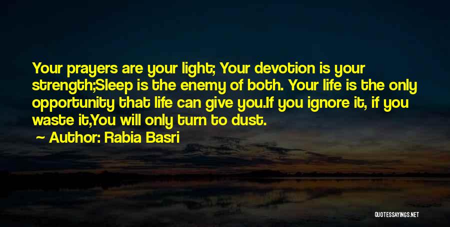 Sleep Prayer Quotes By Rabia Basri