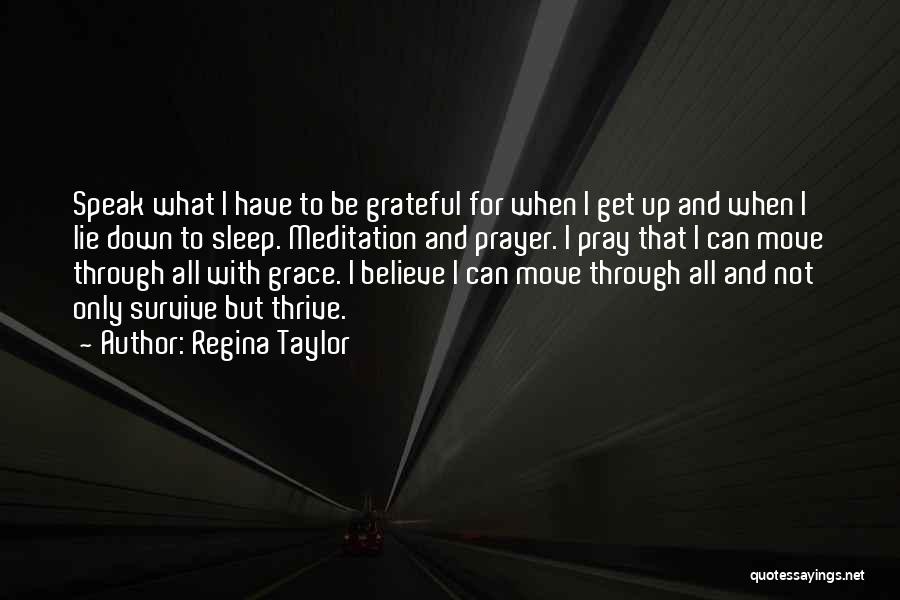 Sleep Prayer Quotes By Regina Taylor