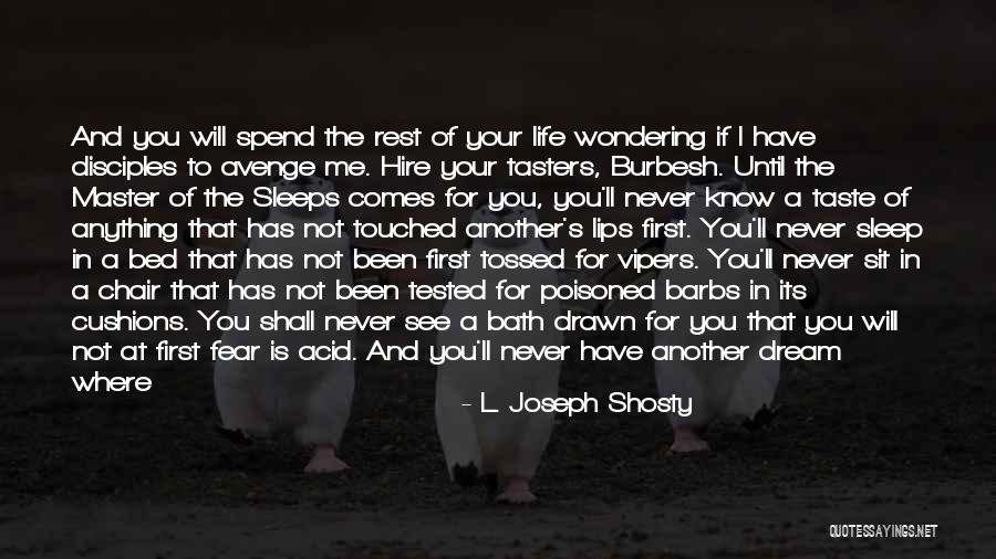 Sleep Rest Quotes By L. Joseph Shosty Sleep Rest Quotes By L. Joseph Shosty