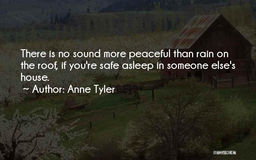 Sleep Sound Quotes By Anne Tyler