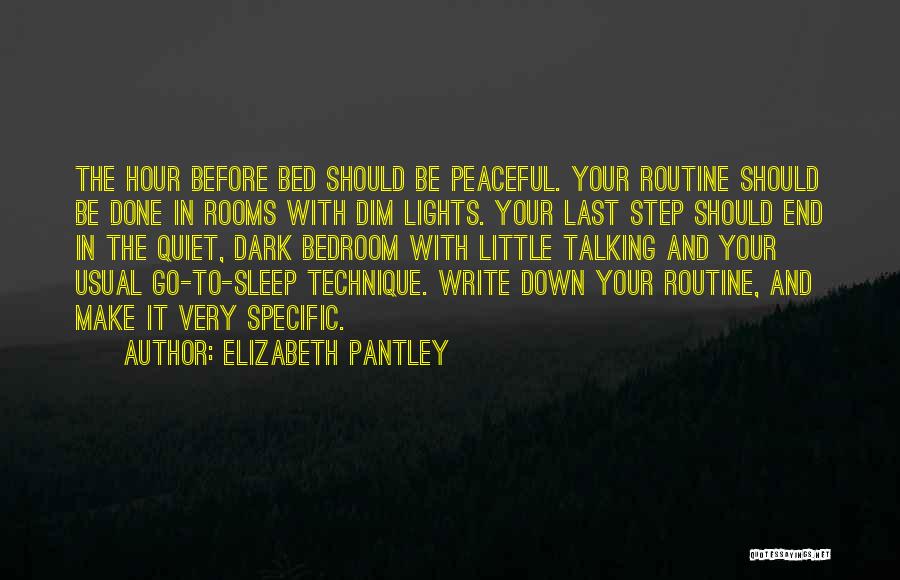 Sleep Talking Quotes By Elizabeth Pantley