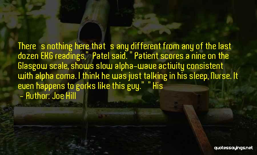 Sleep Talking Quotes By Joe Hill