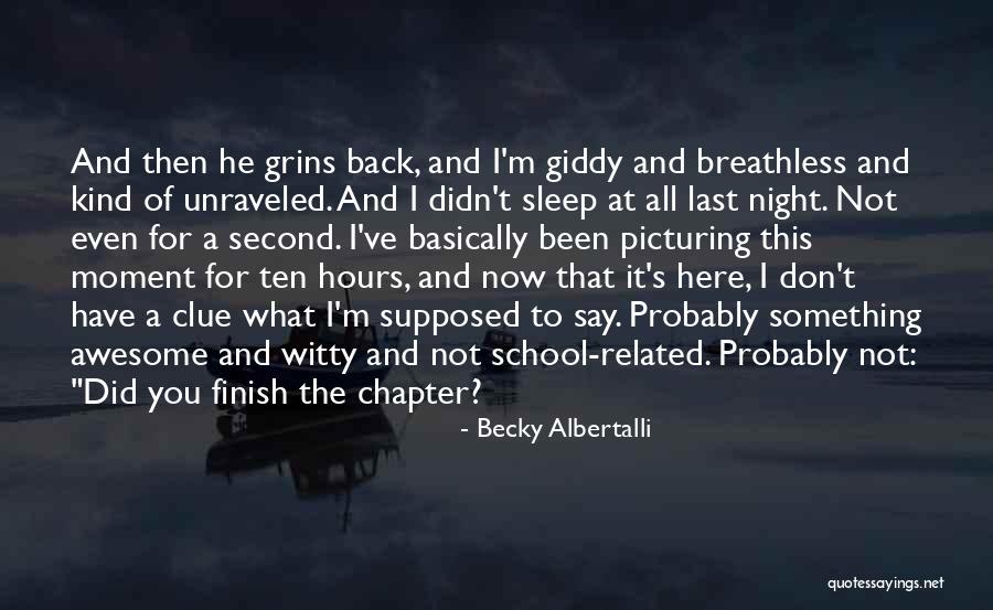 Sleep Ten Quotes By Becky Albertalli Sleep Ten Quotes By Becky Albertalli