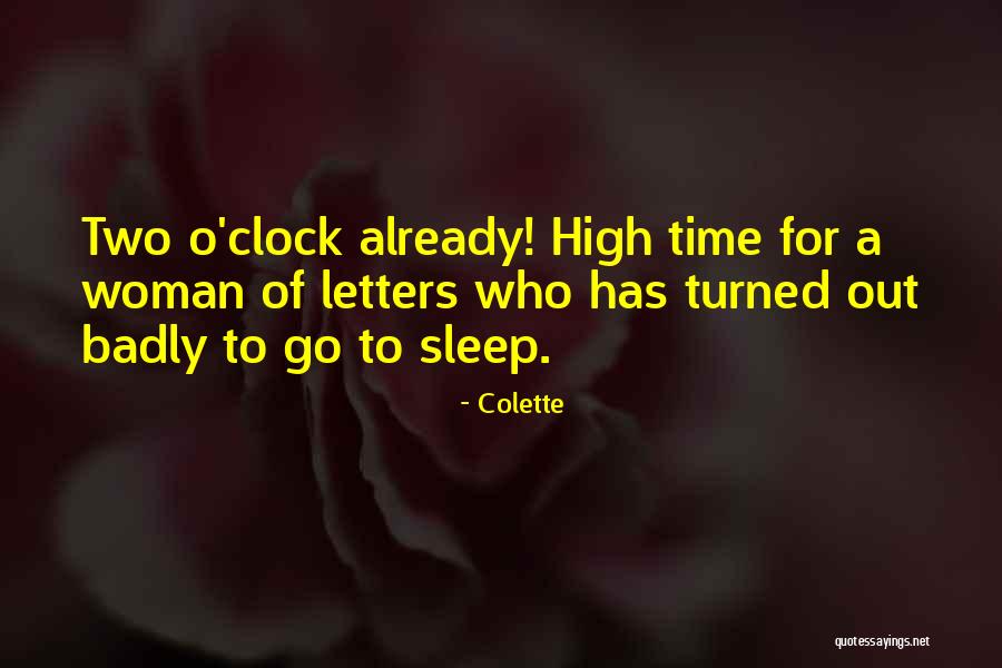 Sleep Time Quotes By Colette