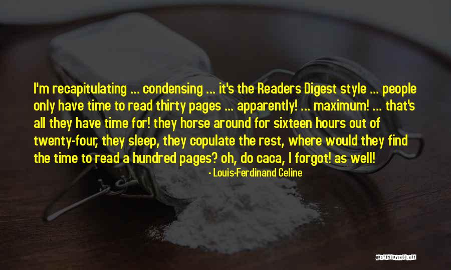 Sleep Well Quotes By Louis-Ferdinand Celine Sleep Well Quotes By Louis-Ferdinand Celine
