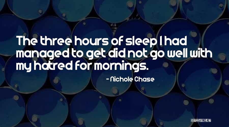 Sleep Well Quotes By Nichole Chase Sleep Well Quotes By Nichole Chase