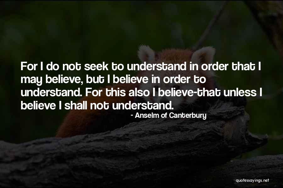 Sleepe Quotes By Anselm Of Canterbury Sleepe Quotes By Anselm Of Canterbury