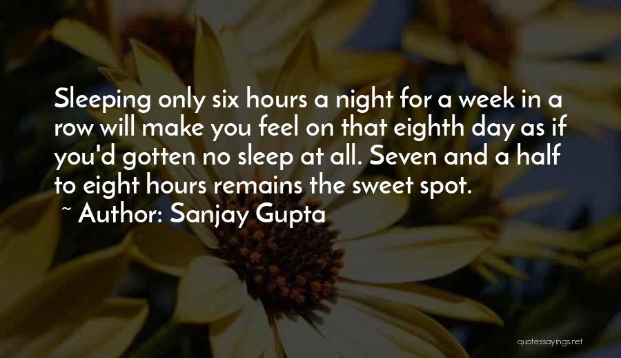 Sleeping All Day Quotes By Sanjay Gupta