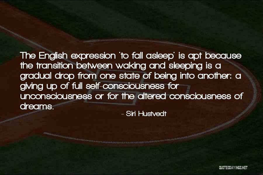 Sleeping And Consciousness Quotes By Siri Hustvedt Sleeping And Consciousness Quotes By Siri Hustvedt
