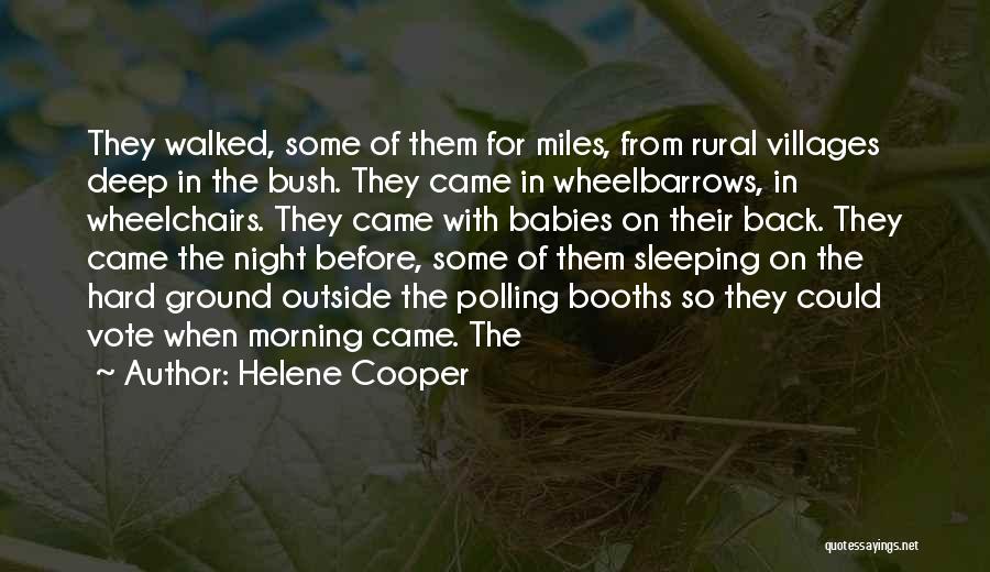 Sleeping Babies Quotes By Helene Cooper