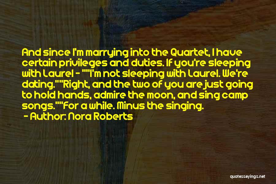 Sleeping Funny Quotes By Nora Roberts