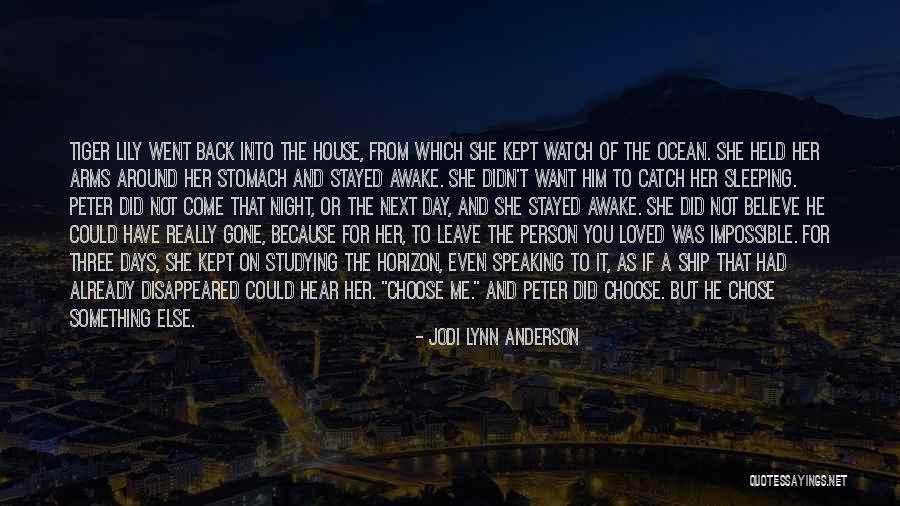 Sleeping In Her Arms Quotes By Jodi Lynn Anderson