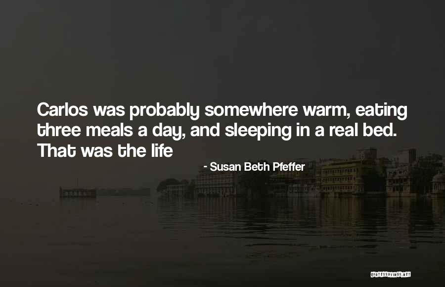 Sleeping In Your Own Bed Quotes By Susan Beth Pfeffer Sleeping In Your Own Bed Quotes By Susan Beth Pfeffer