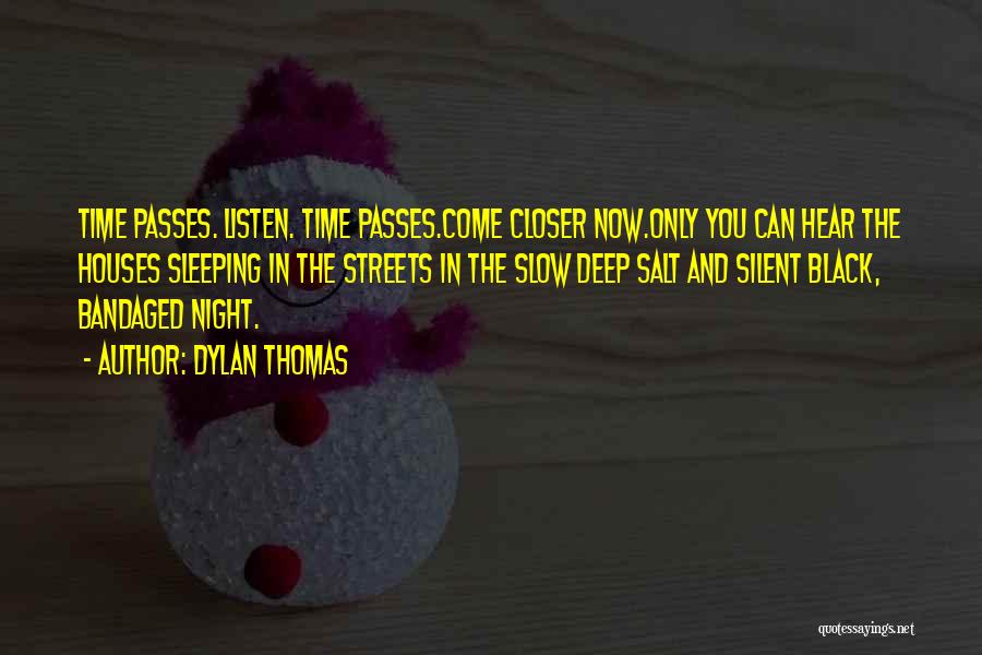 Sleeping Time Quotes By Dylan Thomas