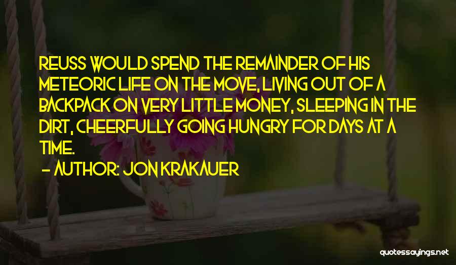Sleeping Time Quotes By Jon Krakauer
