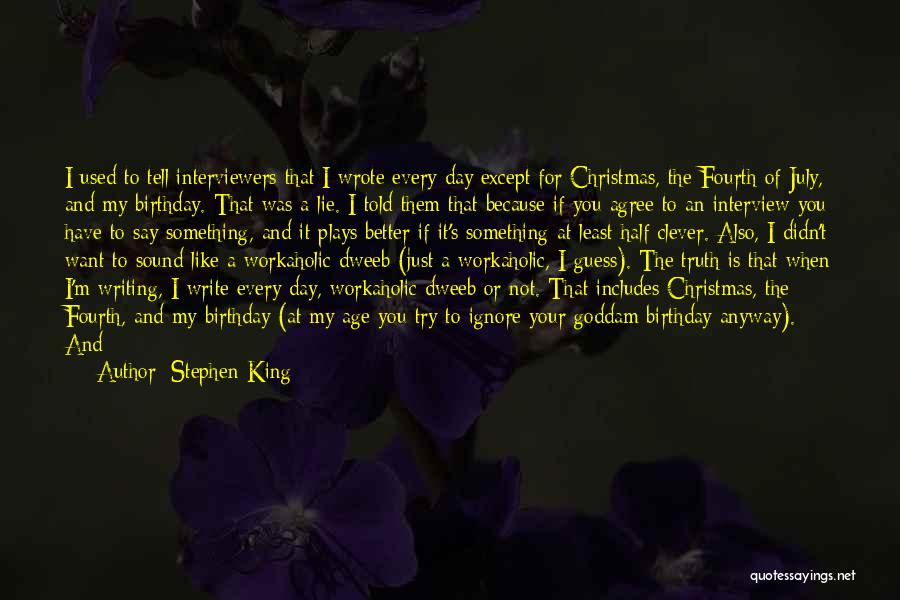 Sleeping Trouble Quotes By Stephen King