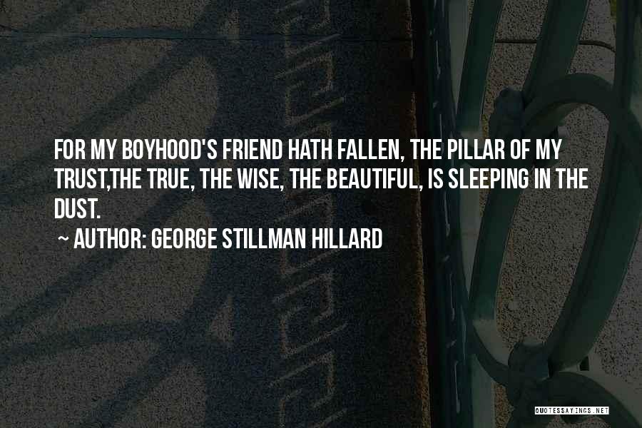 Sleeping With Your Best Friend Quotes By George Stillman Hillard