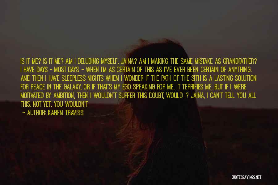 Sleepless Love Quotes By Karen Traviss