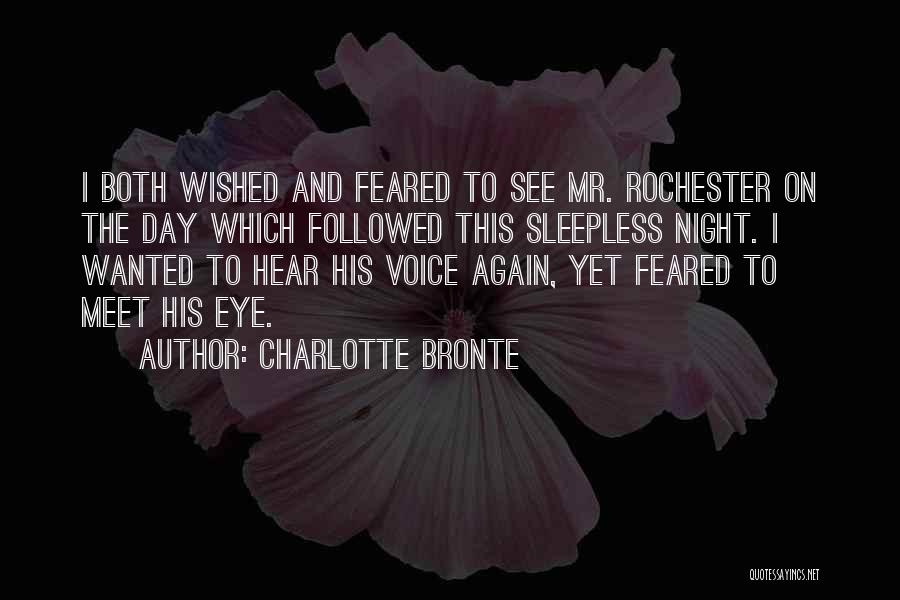 Sleepless Night Quotes By Charlotte Bronte