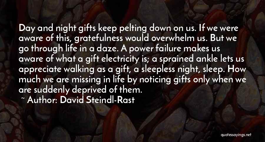 Sleepless Night Quotes By David Steindl-Rast