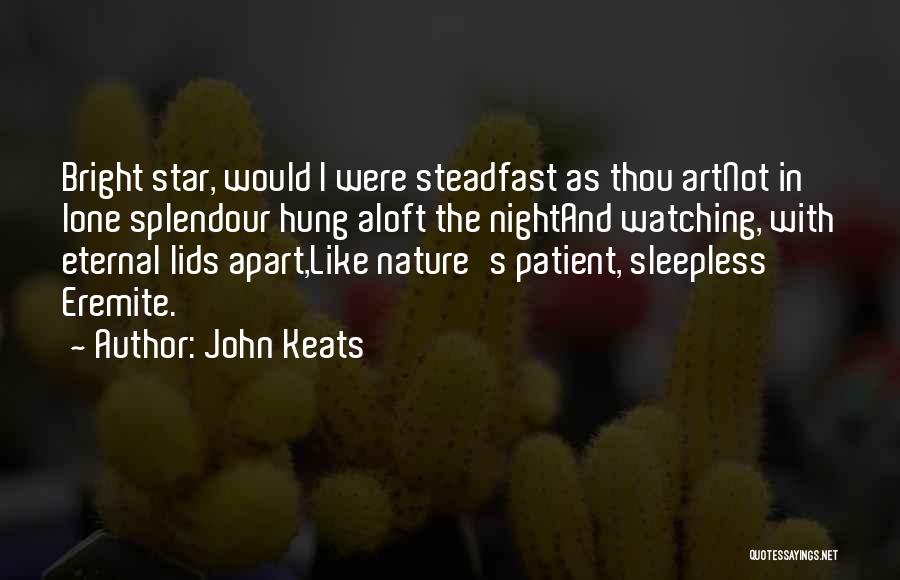 Sleepless Night Quotes By John Keats