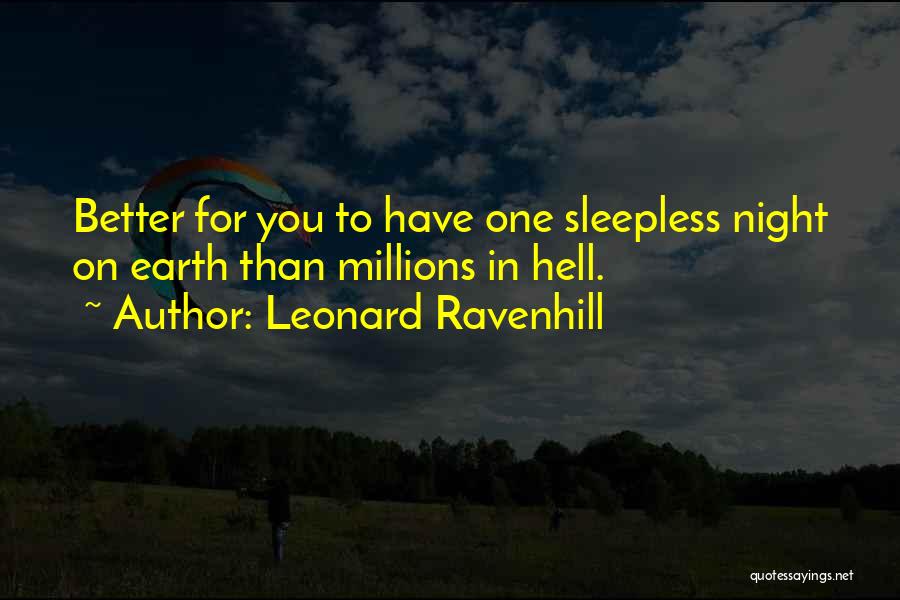 Sleepless Night Quotes By Leonard Ravenhill