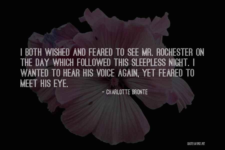 Sleepless Night Without You Quotes By Charlotte Bronte Sleepless Night Without You Quotes By Charlotte Bronte