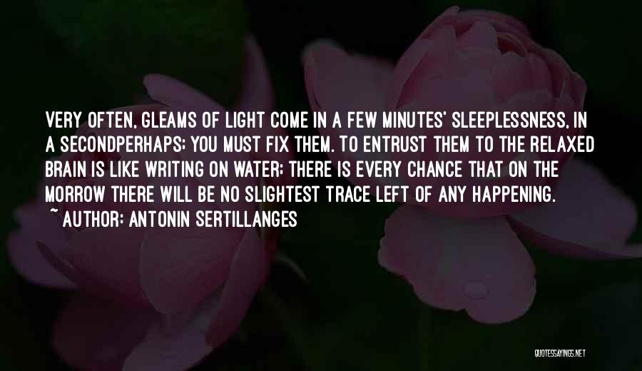 Sleeplessness Quotes By Antonin Sertillanges