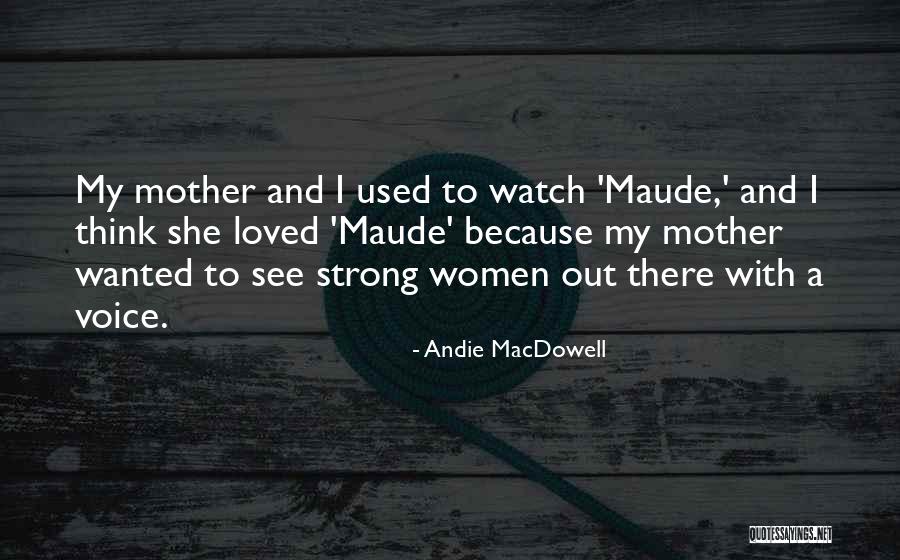 Sleepwalker Marvel Quotes By Andie MacDowell Sleepwalker Marvel Quotes By Andie MacDowell