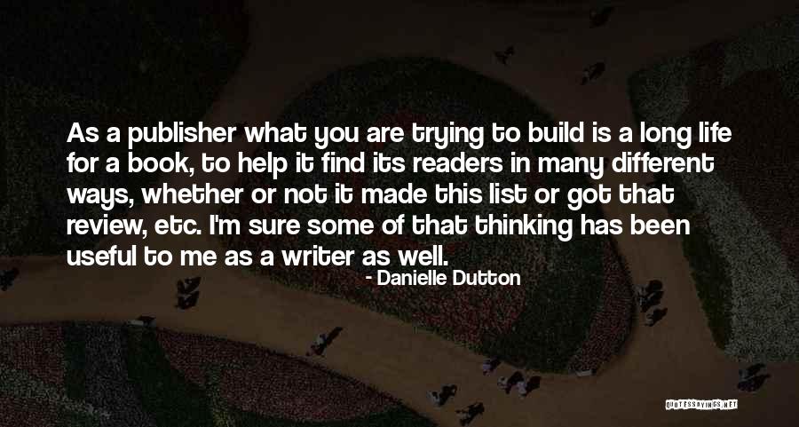 Slezakova Lujza Quotes By Danielle Dutton Slezakova Lujza Quotes By Danielle Dutton