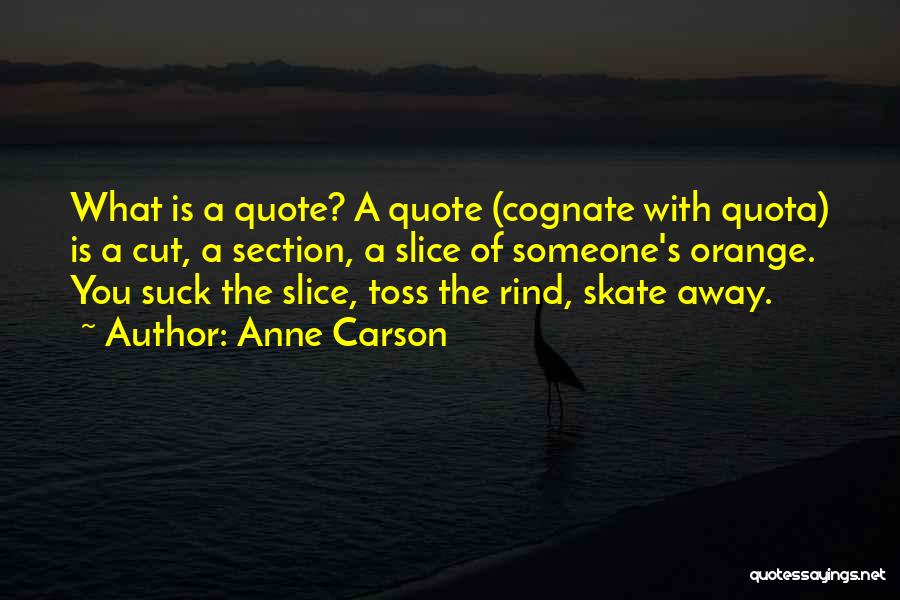 Slice Quotes By Anne Carson