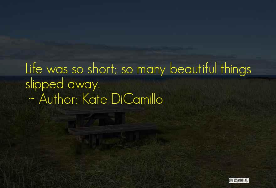 Slipped Away Quotes By Kate DiCamillo