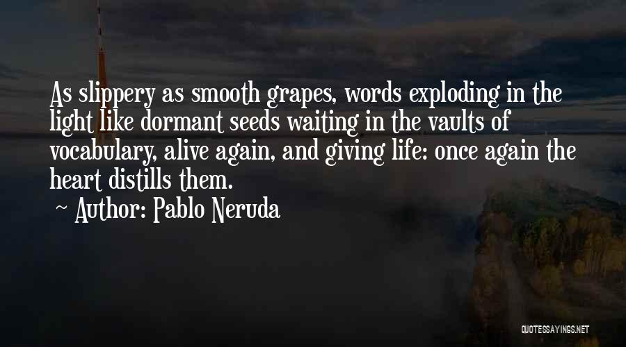 Slippery Words Quotes By Pablo Neruda