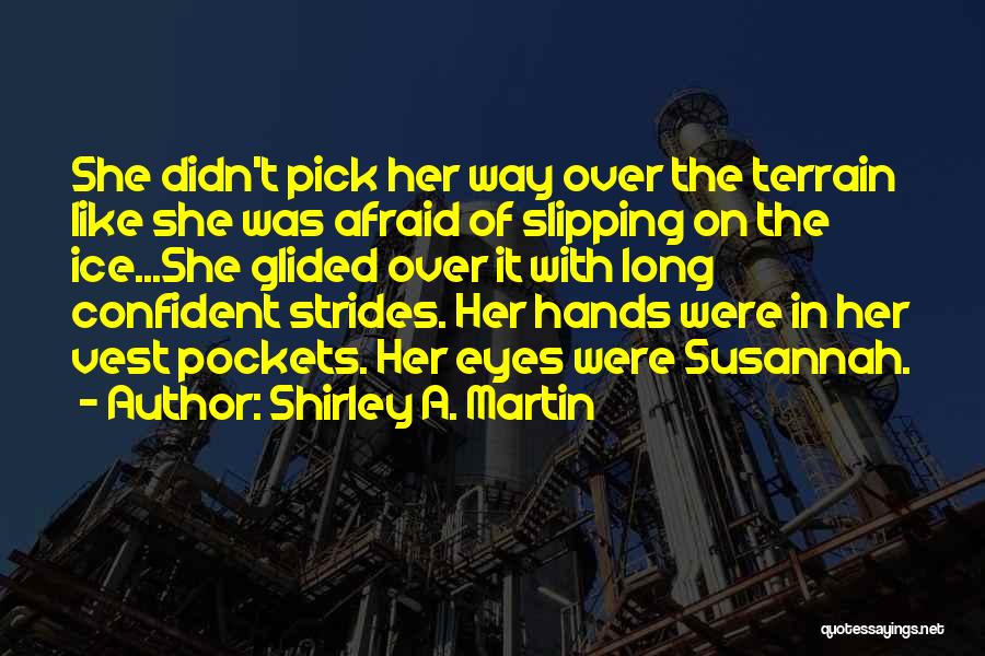 Slipping On Ice Quotes By Shirley A. Martin