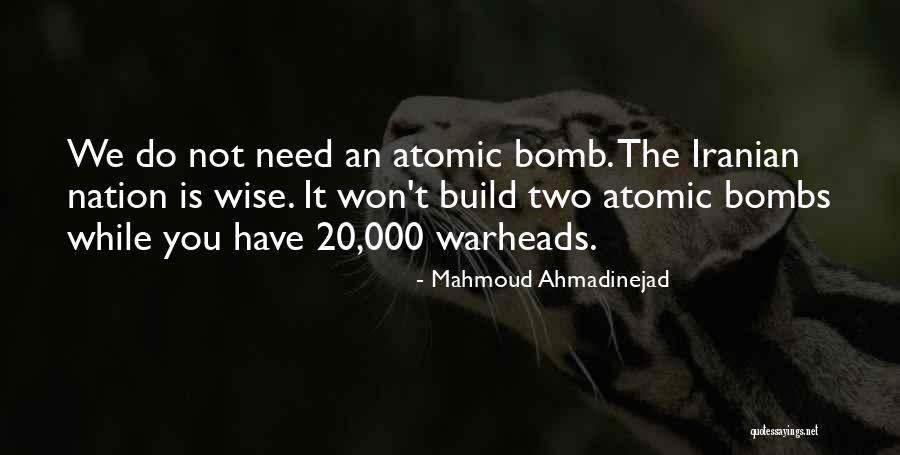 Slique Shake Quotes By Mahmoud Ahmadinejad Slique Shake Quotes By Mahmoud Ahmadinejad