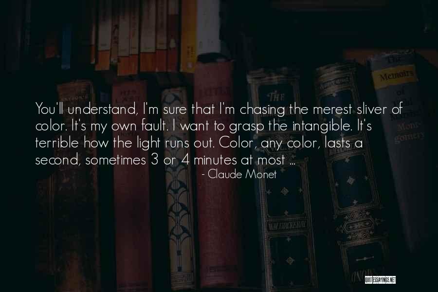 Sliver Of Light Quotes By Claude Monet